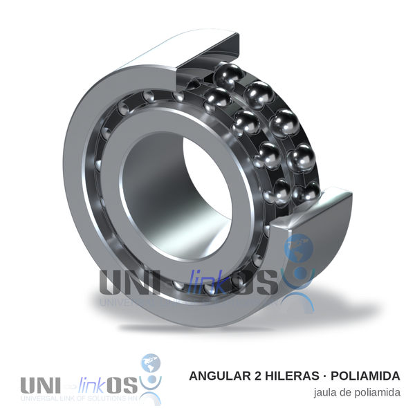 RODAMIENTO (BALINERA) ANGULAR 2 HILERAS 3313-B-TVH-C3 65x140x58.7mm JAULA POLIAMIDA RODAMIENTO (BALINERA) ANGULAR 2 HILERAS 3313-B-TVH-C3 65x140x58.7mm JAULA POLIAMIDA