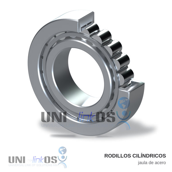 RODAMIENTO (BALINERA) DE RODILLOS CILÍNDRICOS NU208E 40x80x18mm RODAMIENTO (BALINERA) DE RODILLOS CILÍNDRICOS NU208E 40x80x18mm