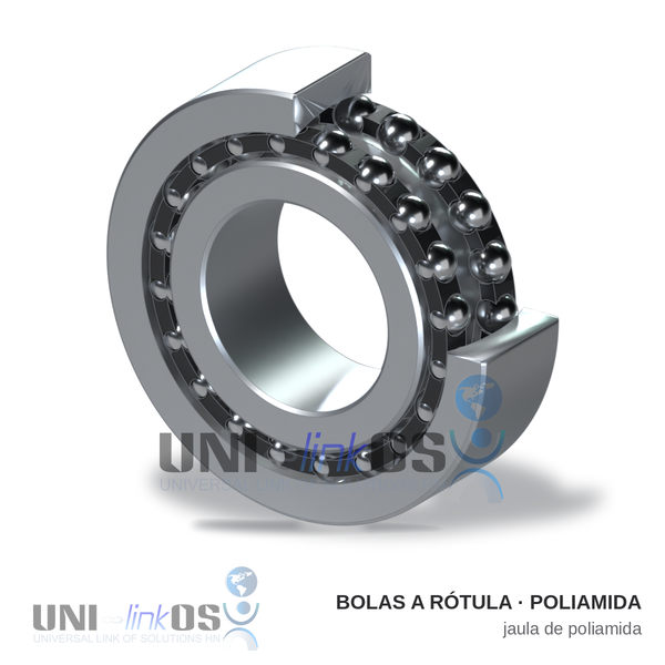 RODAMIENTO (BALINERA) DE BOLAS A RÓTULA 2209 EKTN9/C3 45x85x23mm AGUJERO CÓNICO JAULA POLIAMIDA