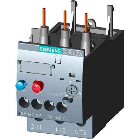 Relé de sobrecarga 9,0…12,5 A térmico para protección de motores tamaño S0, clase 10 para montar en contactor Circuito principal: atornillable Relé de sobrecarga 9,0…12,5 A térmico para protección de motores tamaño S0, clase 10 para montar en contactor Circuito principal: atornillable