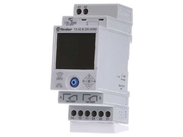 Temporizador 2 cambiadores, 16A – Interruptor horario digital 230V AC / RELAY Programmable time switch; Range: 1min÷7days; DPDT; 110÷230VAC Temporizador 2 cambiadores, 16A – Interruptor horario digital 230V AC / RELAY Programmable time switch; Range: 1min÷7days; DPDT; 110÷230VAC