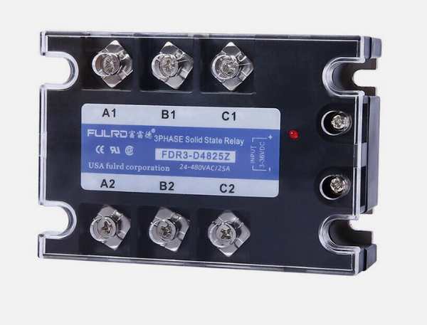 RELE DE ESTADO SOLIDO DC/AC TRIFASICO / Three Phase Solid State Relay 3-36V DC Control AC 24-AC480V MGR-3 JGX-3 DC-AC 25A RELE DE ESTADO SOLIDO DC/AC TRIFASICO / Three Phase Solid State Relay 3-36V DC Control AC 24-AC480V MGR-3 JGX-3 DC-AC 25A