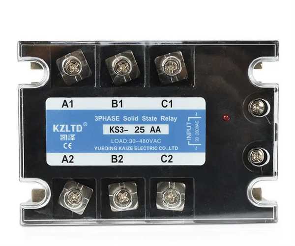 RELE DE ESTADO SOLIDO TSR-25AA 3 Phase Solid State Relay 25A 90-280V AC to 30-480V AC Relay Module Control Relay mini rele 220V SSR-25 W/Plastic Cover 1 sold RELE DE ESTADO SOLIDO TSR-25AA 3 Phase Solid State Relay 25A 90-280V AC to 30-480V AC Relay Module Control Relay mini rele 220V SSR-25 W/Plastic Cover 1 sold