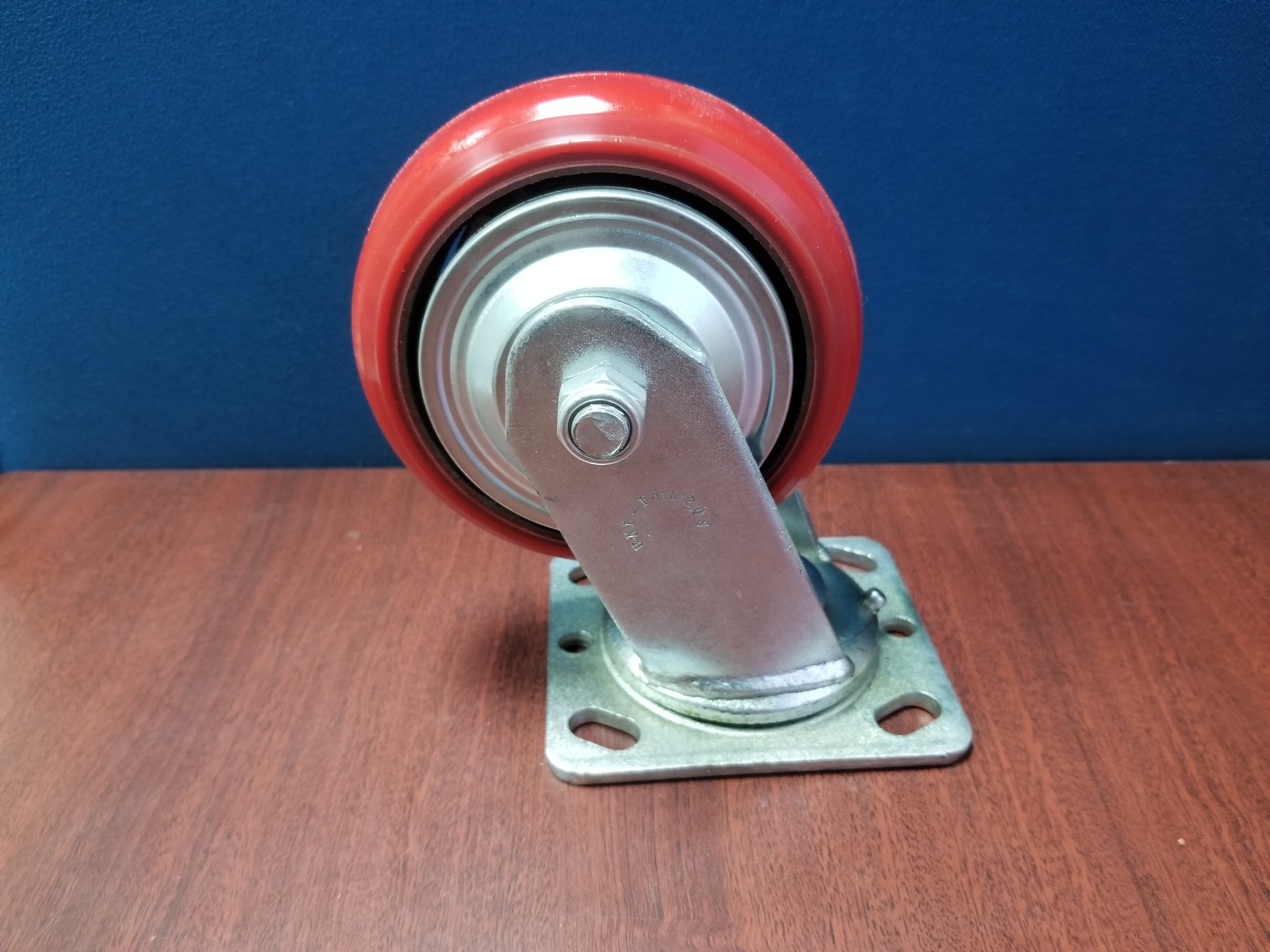 RUEDA DE POLIURETHANO 3″(76mm)X38mm C/BASEGIRATORIA C/BALINERA DE AGUJA / PU WHEELW/NEEDLE BEARING RUEDA DE POLIURETHANO 3″(76mm)X38mm C/BASEGIRATORIA C/BALINERA DE AGUJA / PU WHEELW/NEEDLE BEARING