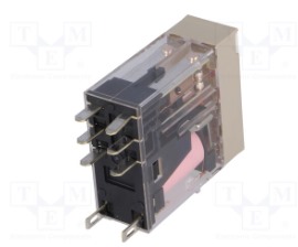 Relay: electromagnetic; DPDT; Ucoil: 24VDC; 5A/250VAC; 5A/30VDC; 8 Pines Relay: electromagnetic; DPDT; Ucoil: 24VDC; 5A/250VAC; 5A/30VDC; 8 Pines