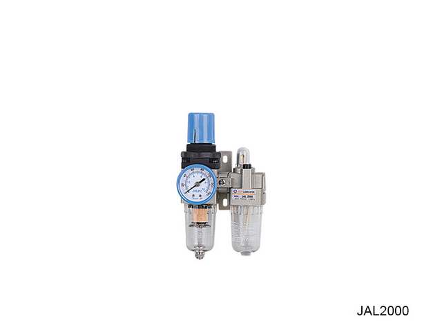 Unidad de Mantenimiento Completa; JAC Series Air Filter Combination (FR.L.Combination); 1/4″ NPT; 0.0-0.85 Mpa/ 0-123 PSI; Semi Automatic Drain; Metal Cup Unidad de Mantenimiento Completa; JAC Series Air Filter Combination (FR.L.Combination); 1/4″ NPT; 0.0-0.85 Mpa/ 0-123 PSI; Semi Automatic Drain; Metal Cup