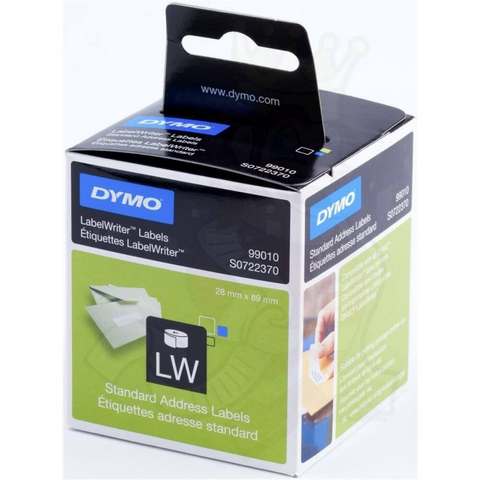 ETIQUETAS DE DIRECCIONES BLANCAS 89MM/28MM PACK/2 RL DYMO-G