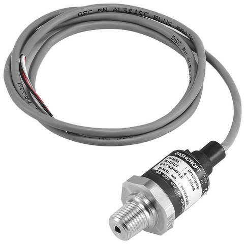 Transductor de presión con salida 200 psi; 4-20 mA;1/4 NPT; 10 a 30 VCD; 3 Foot Pigtail Shielded Cable with PVC Jacket and 24 AWG Leads; Replacement for G17M0242F2200 Transductor de presión con salida 200 psi; 4-20 mA;1/4 NPT; 10 a 30 VCD; 3 Foot Pigtail Shielded Cable with PVC Jacket and 24 AWG Leads; Replacement for G17M0242F2200