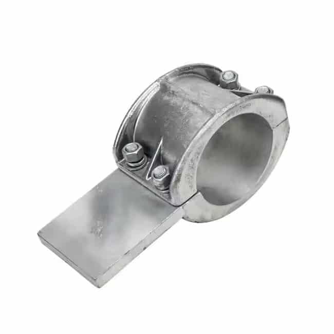 TERMINAL PARA TUBO de 1.5″ (40mm) CON TERMINAL DE OJO DE 1/2″ (12.5MM) / MGT 40-250mm Vertical Terminal Tubular Bus-Bar T-Connectors, 330KV And above TERMINAL PARA TUBO de 1.5″ (40mm) CON TERMINAL DE OJO DE 1/2″ (12.5MM) / MGT 40-250mm Vertical Terminal Tubular Bus-Bar T-Connectors, 330KV And above