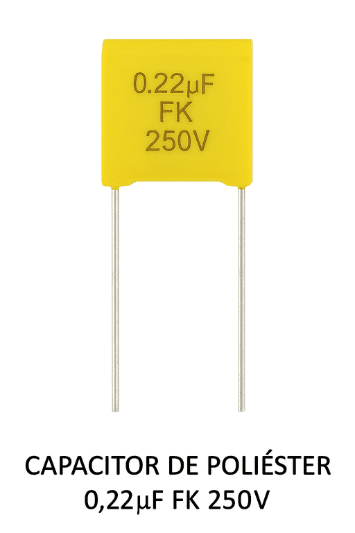 Capacitor de Poliéster 0.22 µF FK 250V