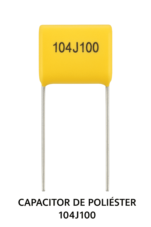 Capacitor de Poliéster 104J100