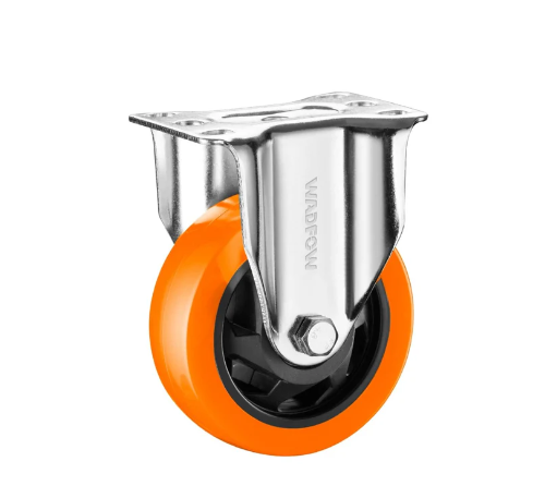 RUEDA DE PULIURETANO/PU DE 3″X1-1/4″ 75X32mm (BASE FIJA ) Capacidad 100 kg WJL2331 WADFOW RUEDA DE PULIURETANO/PU DE 3″X1-1/4″ 75X32mm (BASE FIJA ) Capacidad 100 kg WJL2331 WADFOW