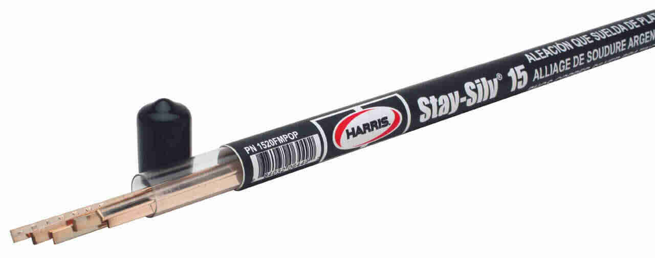VARILLAS P/SOLADAR 15% PLATA; 80% COBRE; 5% FOSFORO 20″ x .050” x 1/8” Aleacion: BCuP-5 / Harris Stay-Silv 15 Rod 20″ x .050″ x 1/8″ VARILLAS P/SOLADAR 15% PLATA; 80% COBRE; 5% FOSFORO 20″ x .050” x 1/8” Aleacion: BCuP-5 / Harris Stay-Silv 15 Rod 20″ x .050″ x 1/8″