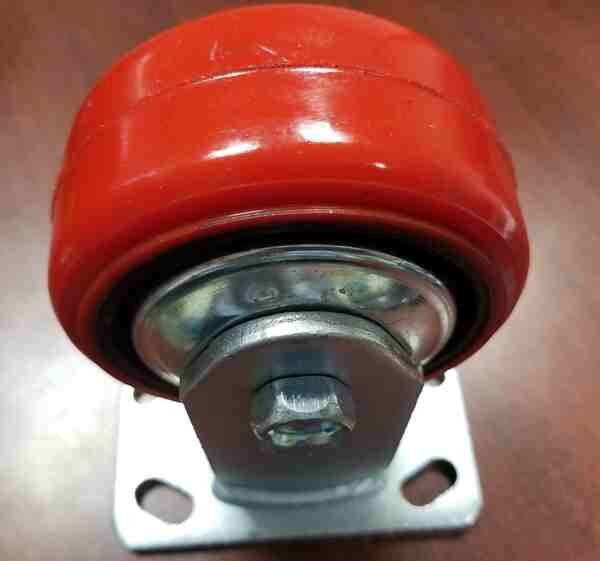 RUEDA DE POLIURETHANO 6″ (152mm) X 60mm C/BASE FIJA / PU WHEEL W/6204 BEARING; PLATE 114X160mm; HEAVY DUTY CASTER RIGID BASE Cap.750Kgs RUEDA DE POLIURETHANO 6″ (152mm) X 60mm C/BASE FIJA / PU WHEEL W/6204 BEARING; PLATE 114X160mm; HEAVY DUTY CASTER RIGID BASE Cap.750Kgs
