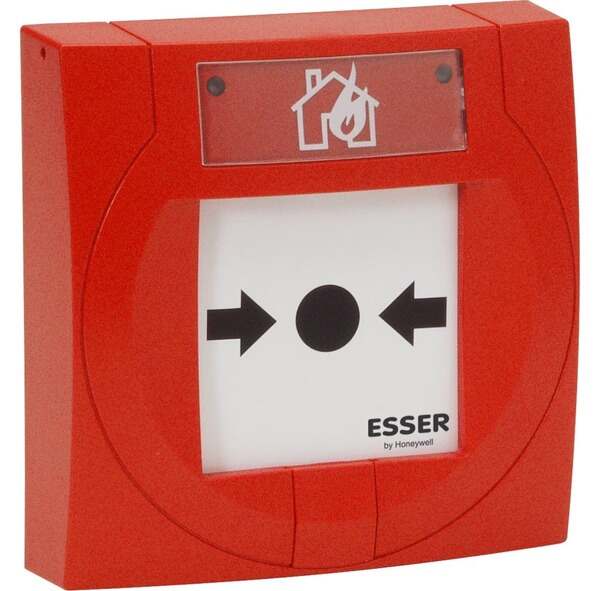 Pulsador de alarma IQ8 compacto con cristal Pulsador de alarma IQ8 compacto con cristal