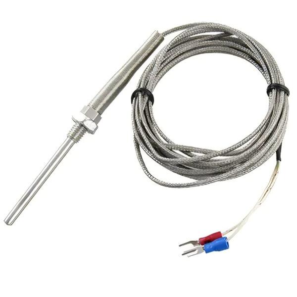 TERMOCUPLA TIPO TIPO J L300 D 6mm C/CABLE 2M / TERMOPAR TIPO J ; 300mm largo; 6mm diam / thermocouple type J 2 wires 0-500 °C 300MM Probe Length 6MM Process connection:1/2NPT TERMOCUPLA TIPO TIPO J L300 D 6mm C/CABLE 2M / TERMOPAR TIPO J ; 300mm largo; 6mm diam / thermocouple type J 2 wires 0-500 °C 300MM Probe Length 6MM Process connection:1/2NPT