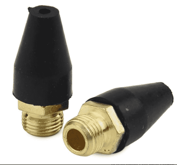 ADAPTADOR METALICO PARA PISTOLA DE 1/4 NPT Y PUNTA DE GOMA DE 1/8 NPT (Typhoon Blow Gun 1/8″ Tip Adapter)