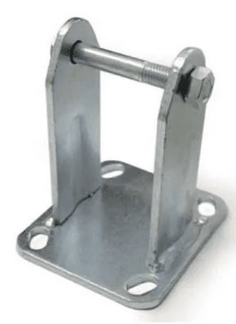 BASE FIJA PARA RUEDA DE 4″ / RIGID BRACKET W/PLATE 100X114mm
