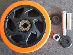 RUEDA SUELTA  POLIURETANO / PVC ,125MMX32 5inchFixed Wheel,Load Capacity: 150kg, Wheel Material: PP+PVC , 5″ (125mm),