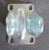 BASE FIJA GALVANIZADA PARA RUEDA PVC ,125MMX32 5inchFixed Wheel,Load Capacity: 150kg, Wheel Material: (125mm)X 32mm BASE FIJA GALVANIZADA PARA RUEDA PVC ,125MMX32 5inchFixed Wheel,Load Capacity: 150kg, Wheel Material: (125mm)X 32mm