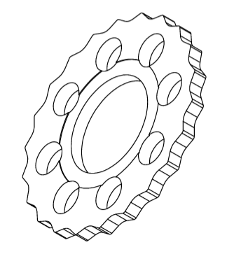 FABRICACION DE SINCRONIZADOR O DISCO CICLOIDAL DE 22 LOBULOS -MECANIZADO FABRICACION DE SINCRONIZADOR O DISCO CICLOIDAL DE 22 LOBULOS -MECANIZADO