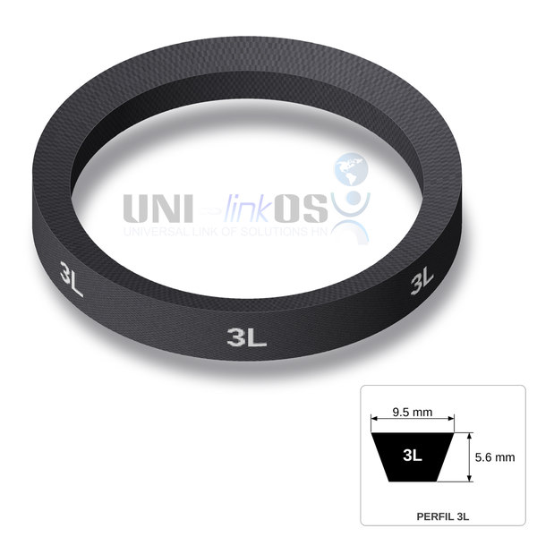 BANDA EN V 3L170 9.5×5.6mm L=17″ / V-Belt BANDA EN V 3L170 9.5×5.6mm L=17″ / V-Belt