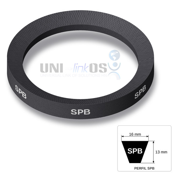 BANDA EN V SPB3750 16x13mm L=3750mm (K S=C PLUS) / V-Belt BANDA EN V SPB3750 16x13mm L=3750mm (K S=C PLUS) / V-Belt